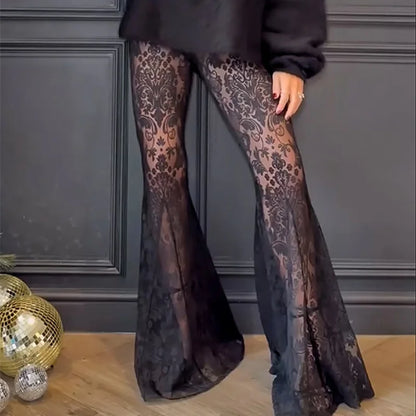 The Elegant Black Lace Suit Collection