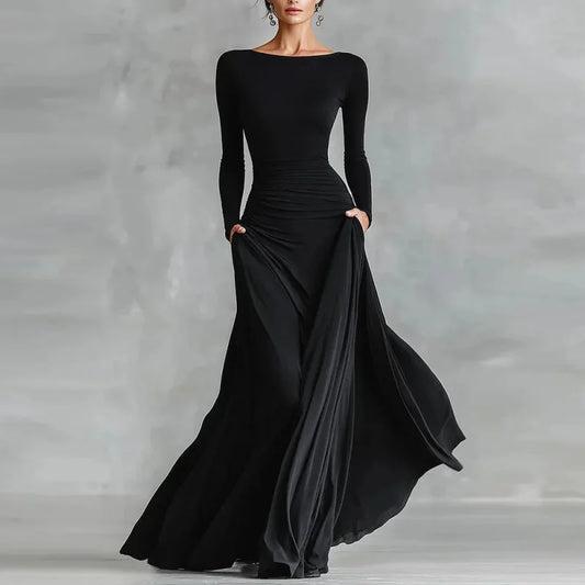 The Waist-Cinched Maxi Dress